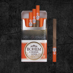 Сигариллы Бохем Деми Кавана Голд (Bohem Demi - Cavana Gold) Сигариллы со вкусом мёд ванильный ром и абрикос, формата Деми